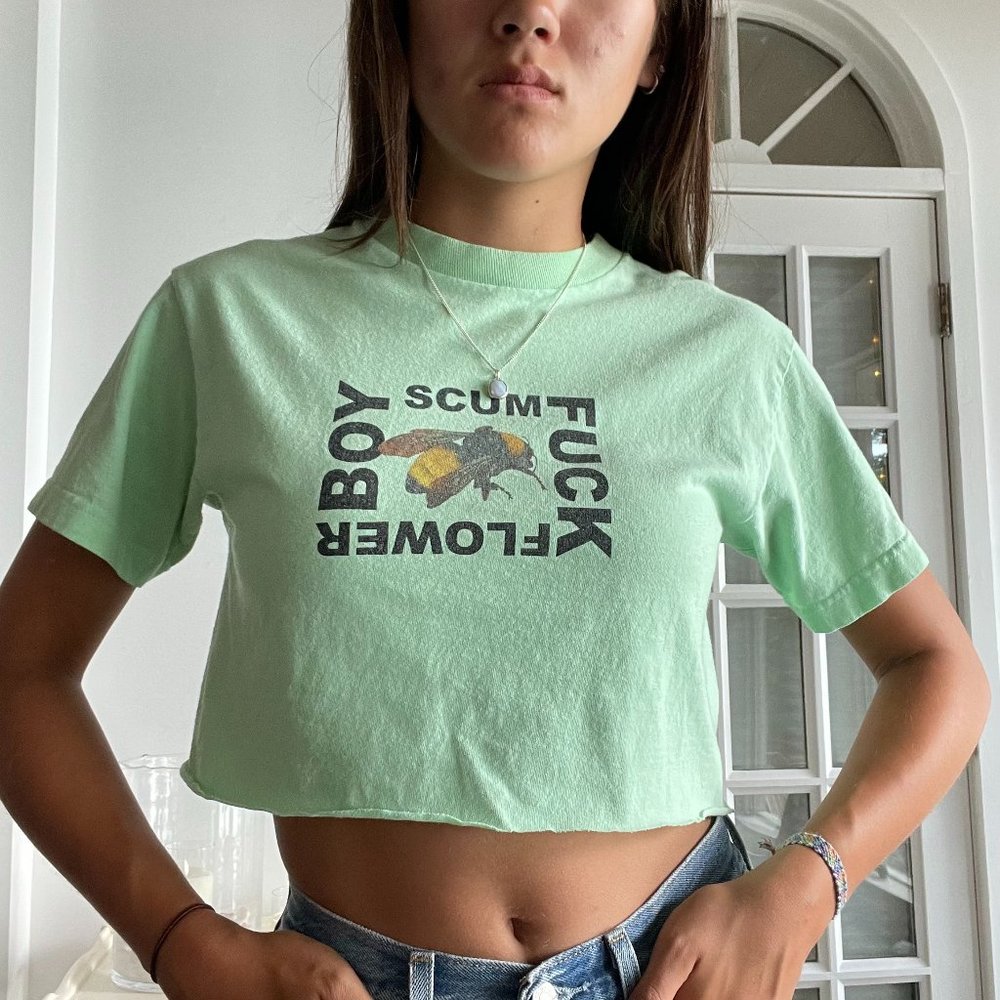 GOLF WANG x TYLER THE CREATOR Scum Fuck Flower Boy Crop Top